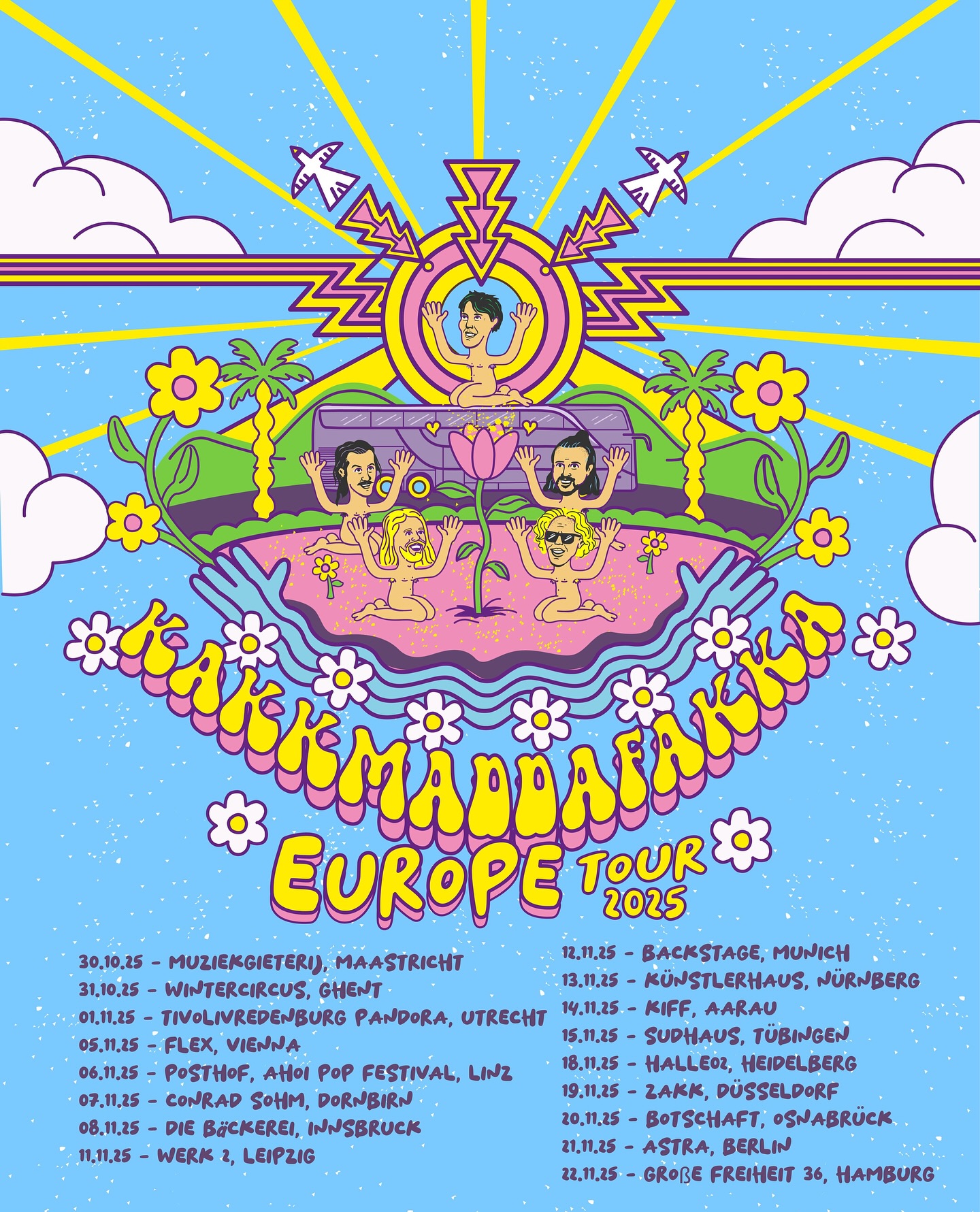 KAKKMADDAFAKKA Tour Poster 2025
